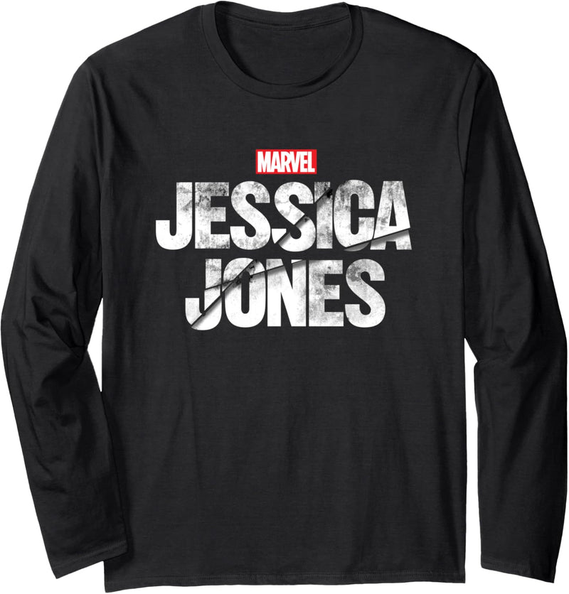 Marvel Jessica Jones Logo Langarmshirt