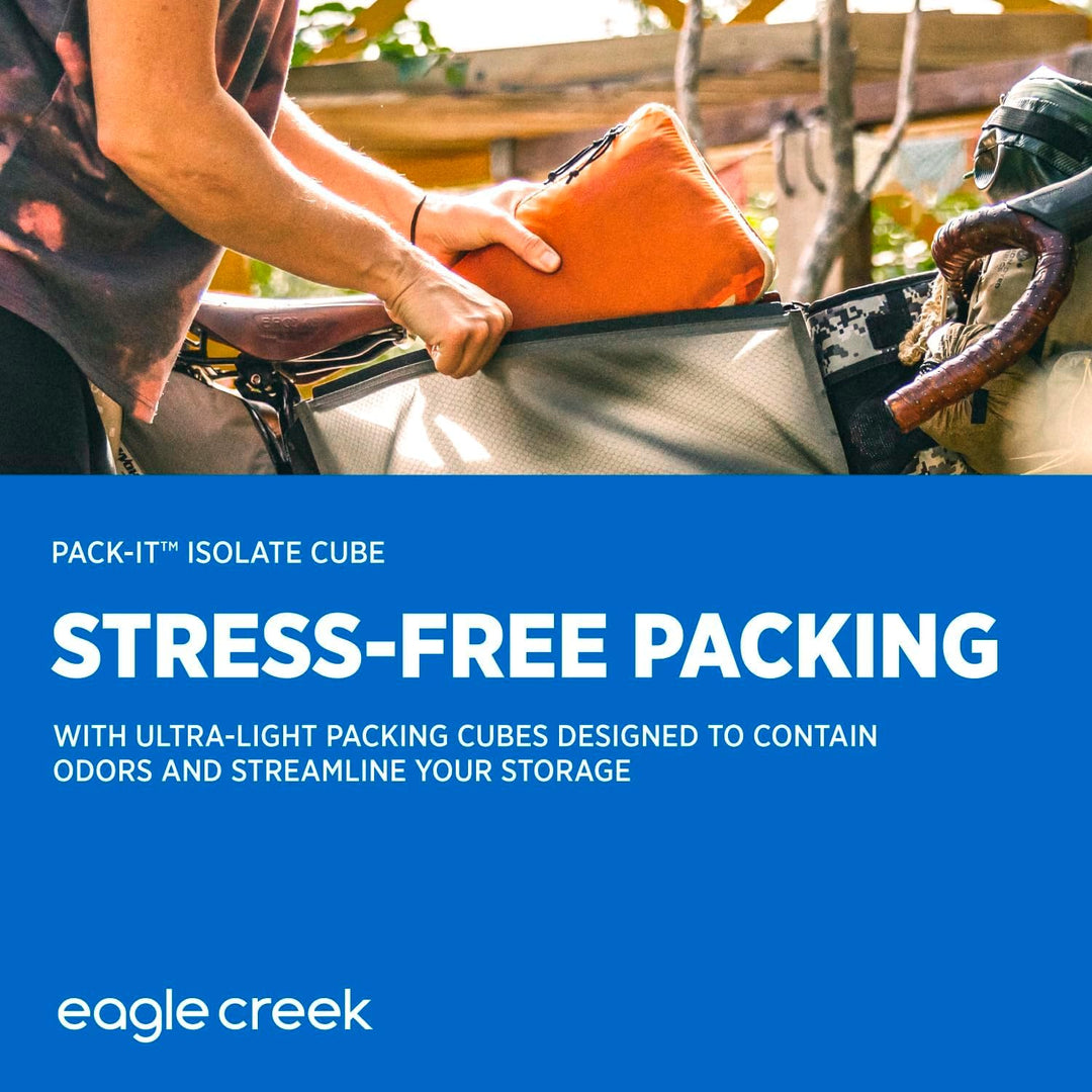 eagle creek Pack-It Isolate Cube L Black Large Schwarz, Large Schwarz