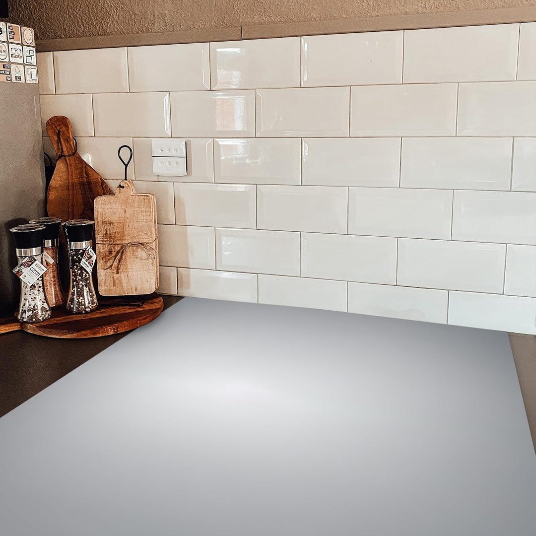 KitchenYeah© Herdabdeckplatte Einteilig Küche Ceranfeld Abdeckplatte | 78x78 cm - Cerankochfeld Abde