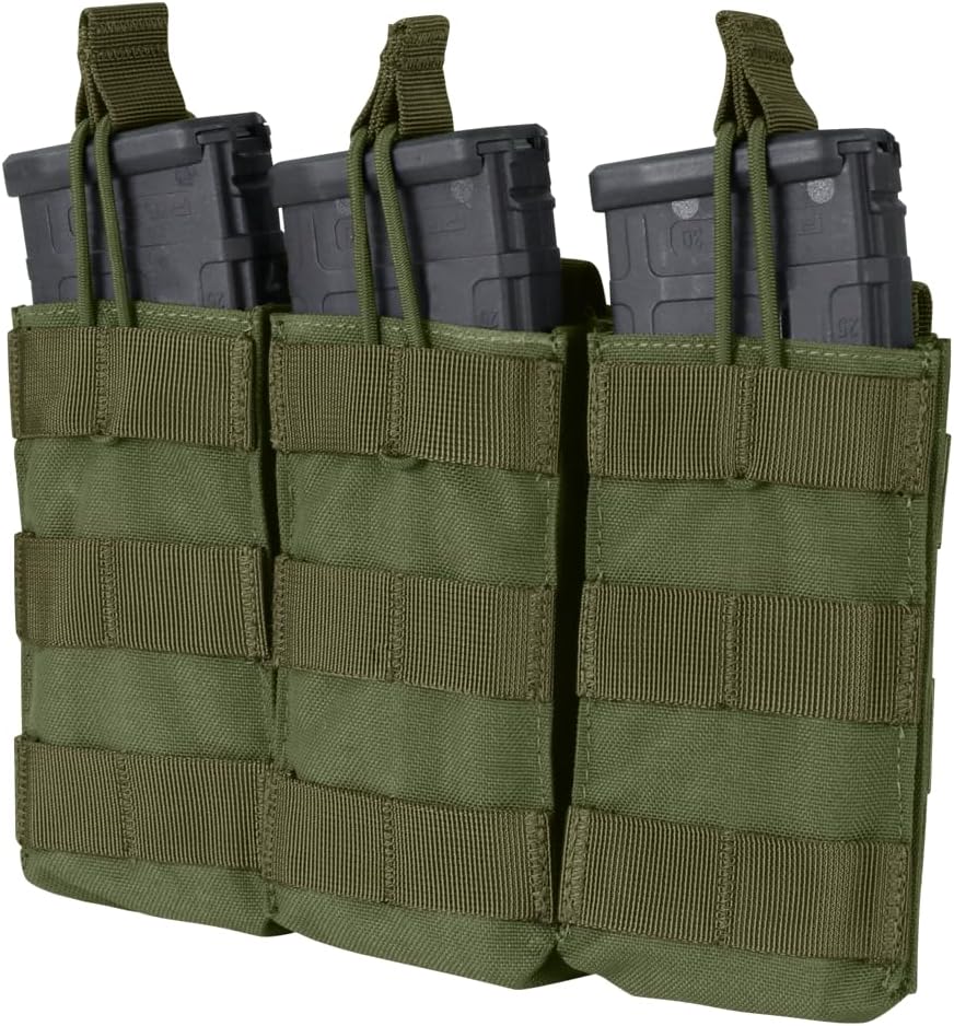 Condor Magazintasche Open Top Triple M4 Oliv, Oliv