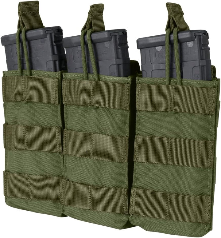 Condor Magazintasche Open Top Triple M4 Oliv, Oliv