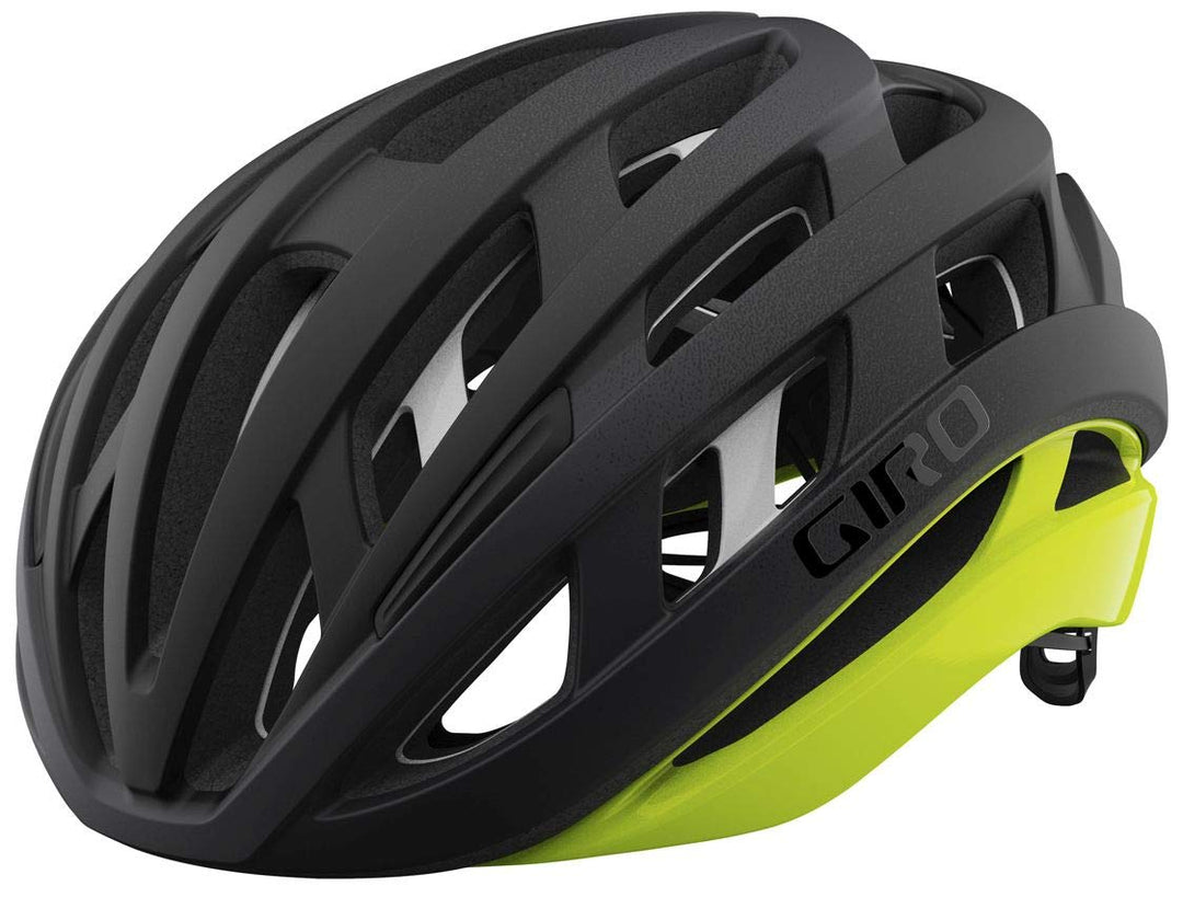 Giro Helios Spherical MIPS Rennrad Fahrrad Helm schwarz/gelb 2021, S