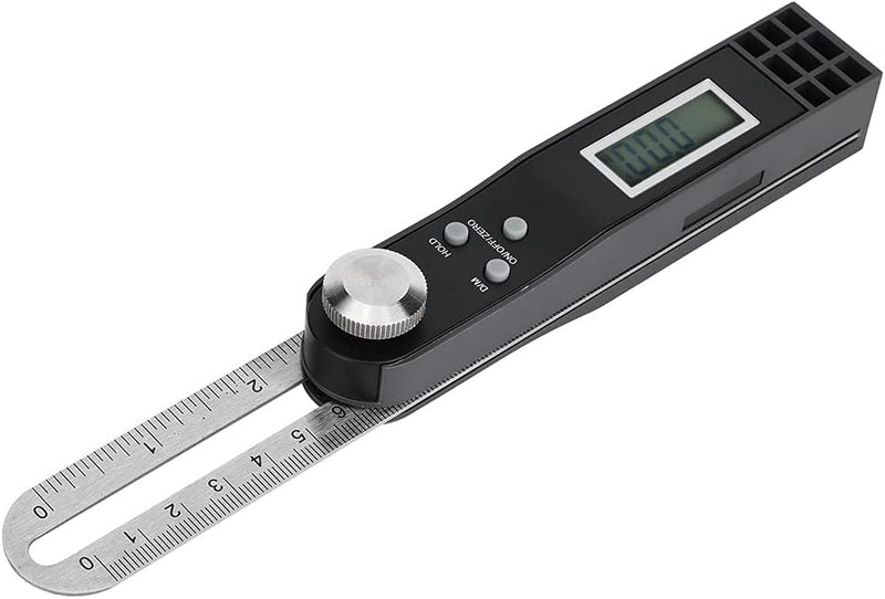 Digitaler T-Winkelmesser Universalwerkzeug T-Schräglehre Winkelmesser Digitaler Goniometer mit LCD-V