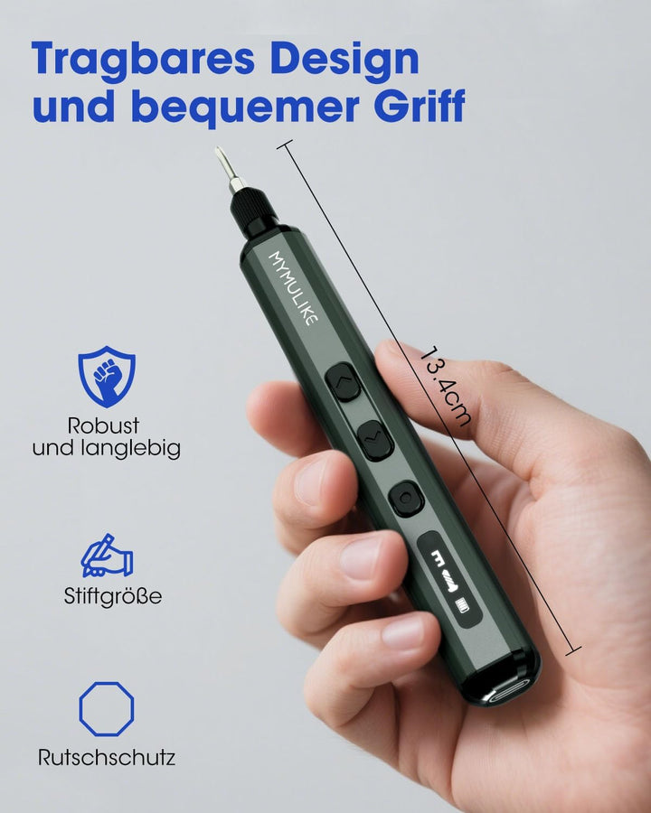 Mini Elektro Schraubendreher Set, 78 in 1 Präzisions Elektrischer Schraubendreher mit 56 Magnetische