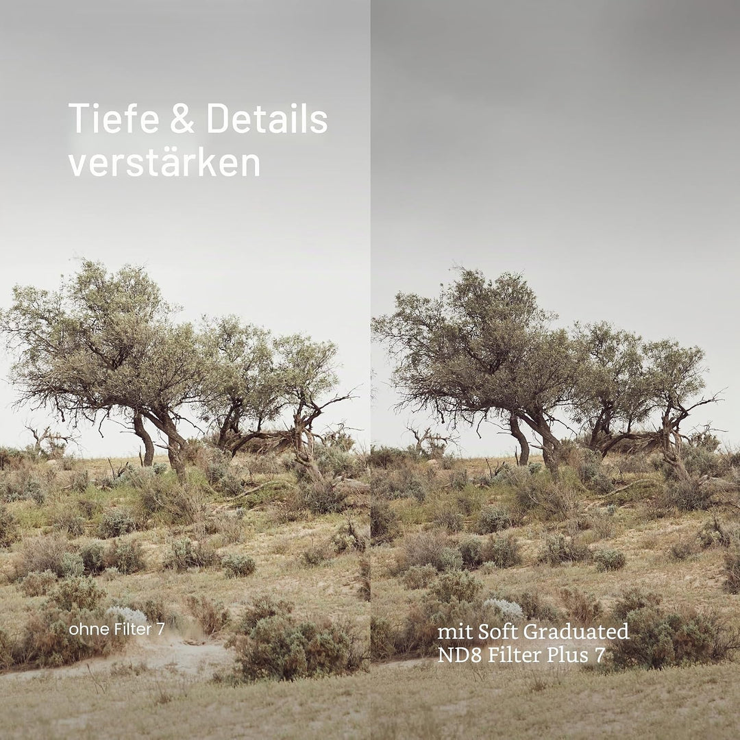 Urth 67 mm Grauverlaufsfilter Soft ND8 GND Filter (Plus+) 67mm, 67mm