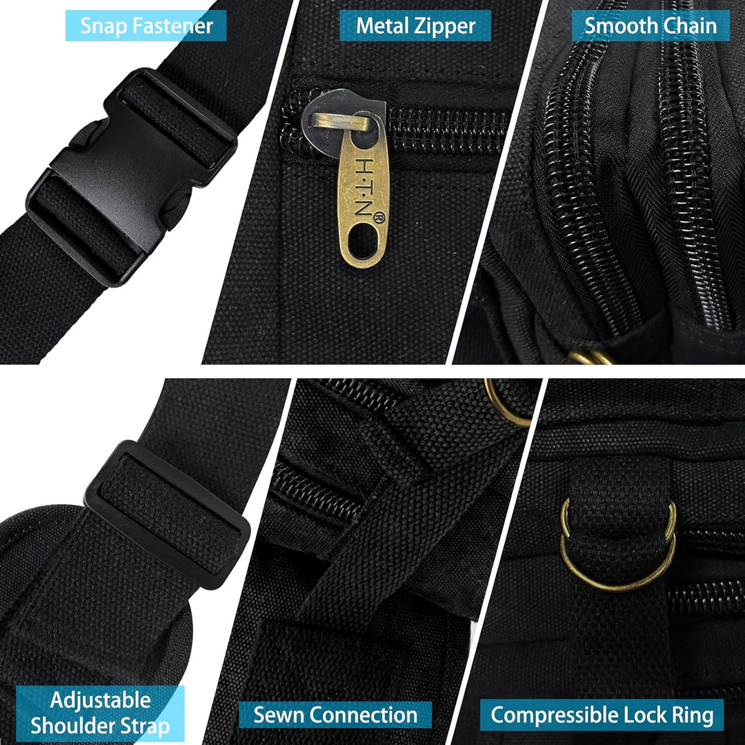 Bauchtasche Grosse Kapazität für Herren Damen, SUNSEATON Gürteltasche,Multifunktionale Sport Hüfttas