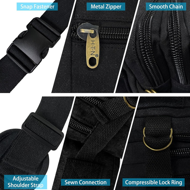 Bauchtasche Grosse Kapazität für Herren Damen, SUNSEATON Gürteltasche,Multifunktionale Sport Hüfttas