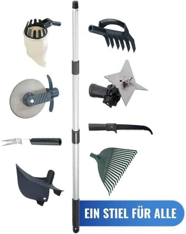 Maximex Gartenpflug inkl. Teleskopstiel - Speziell geformter Komfort-Pflug, Polyamid, 15 x 20 x 14 c