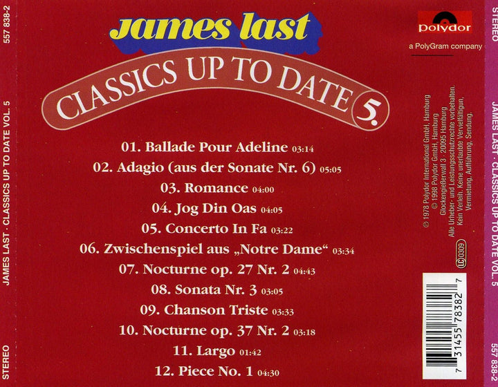 Classics Up to Date Vol.5, Audio-CD