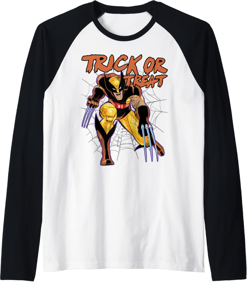 Marvel X-Men Halloween Wolverine Trick Or Treat Raglan