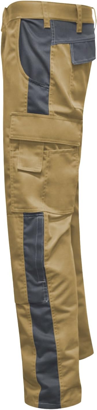 strongAnt Arbeitshose Herren Power Stretch Outdoorhose 30 Beige-grau / Canvas Kein Stretch, 30 Beige