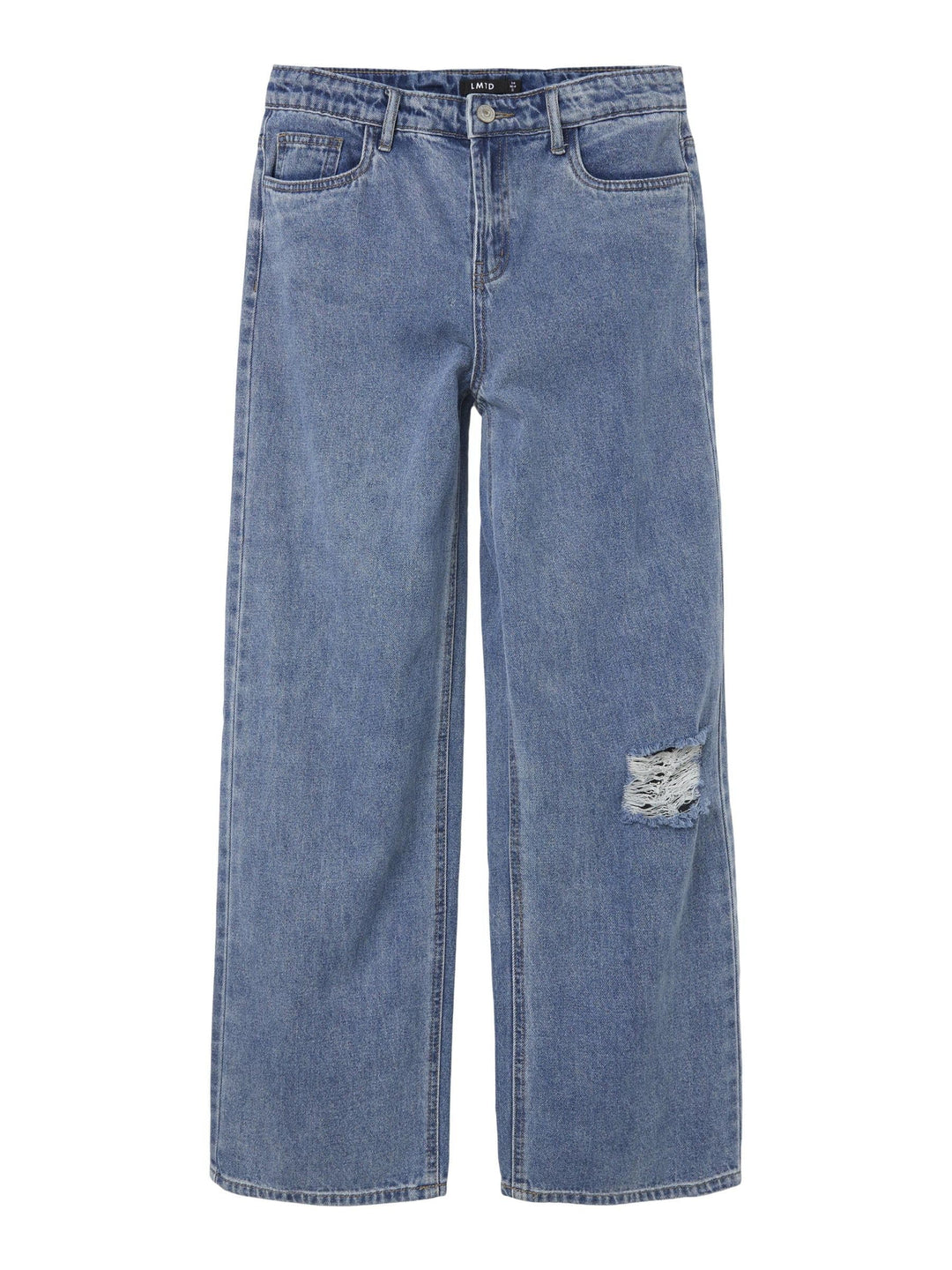 NAME IT Mädchen Nlfnoizza DNM Hw Straight Pant Noos Jeans 176 Medium Blue Denim, 176 Medium Blue Den