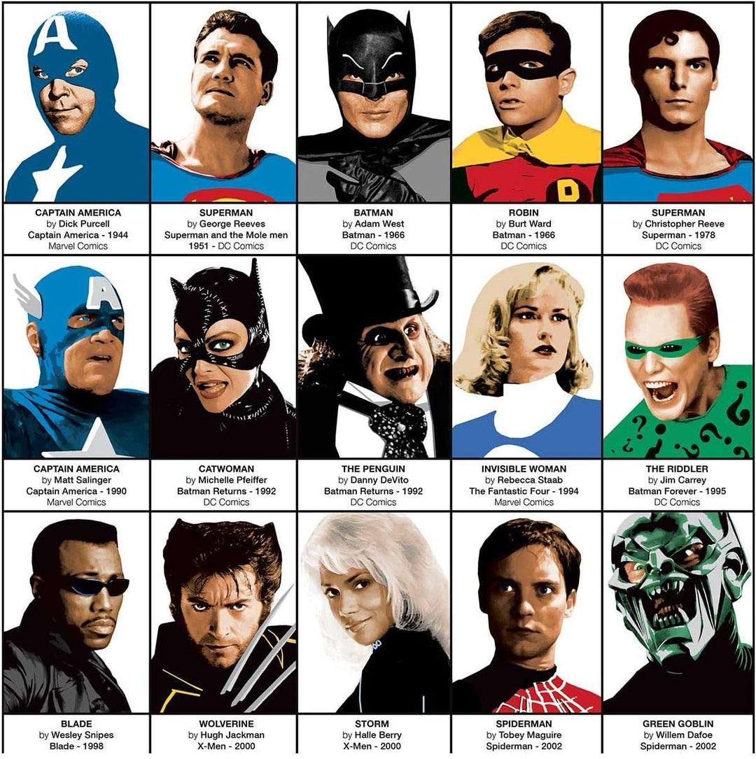 Wall Editions Art-Poster - Marvel and DC Superhero Movies - Olivier Bourdereau