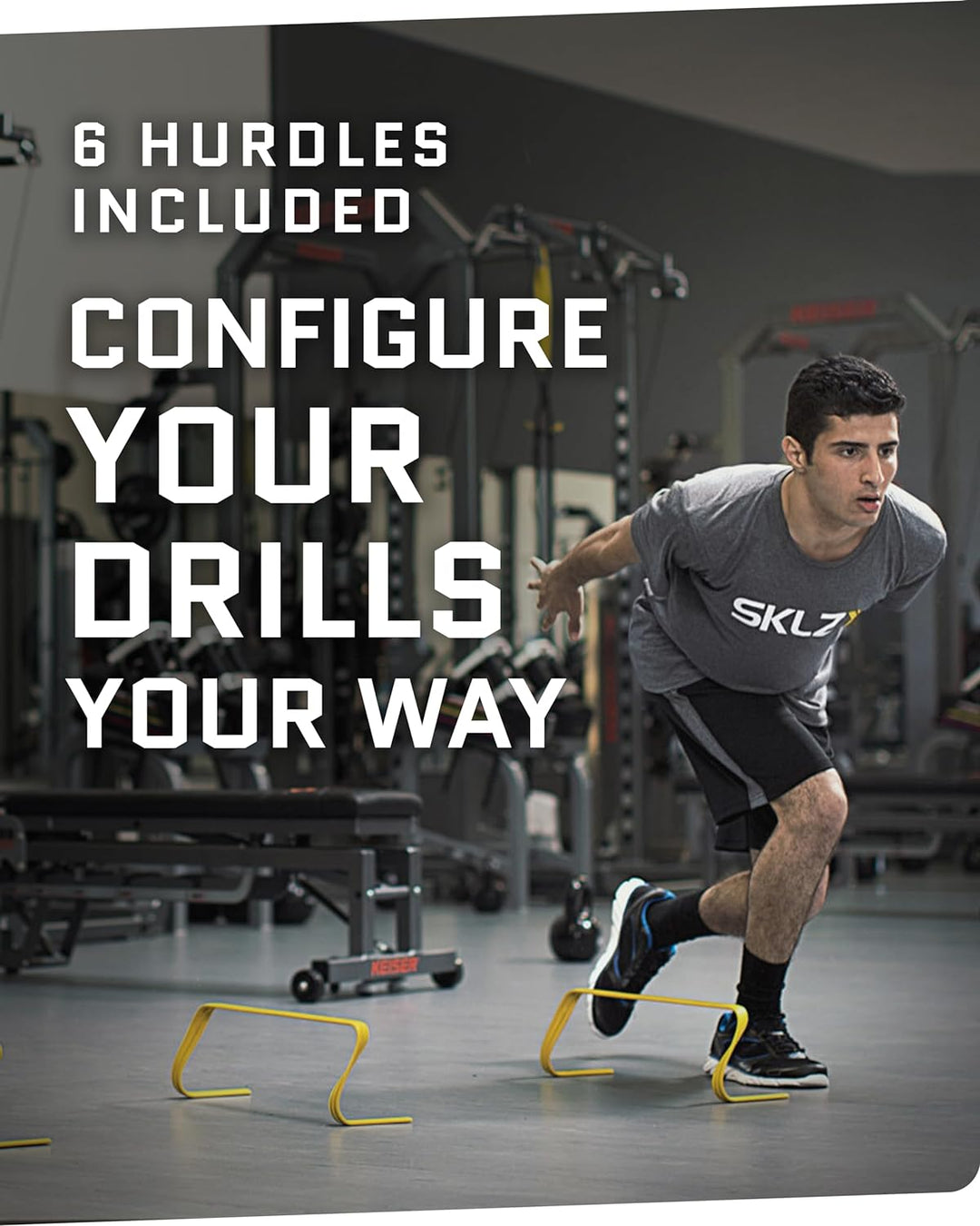 SKLZ Europe GmbH Hurdle 6er Set Einheitsgrösse, Einheitsgrösse