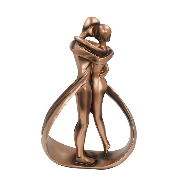 Aoneky Harz Paar Statuette - Geschenk zum Jubiläum Hochzeit - Dekorative Statue für Haus Schlafzimme