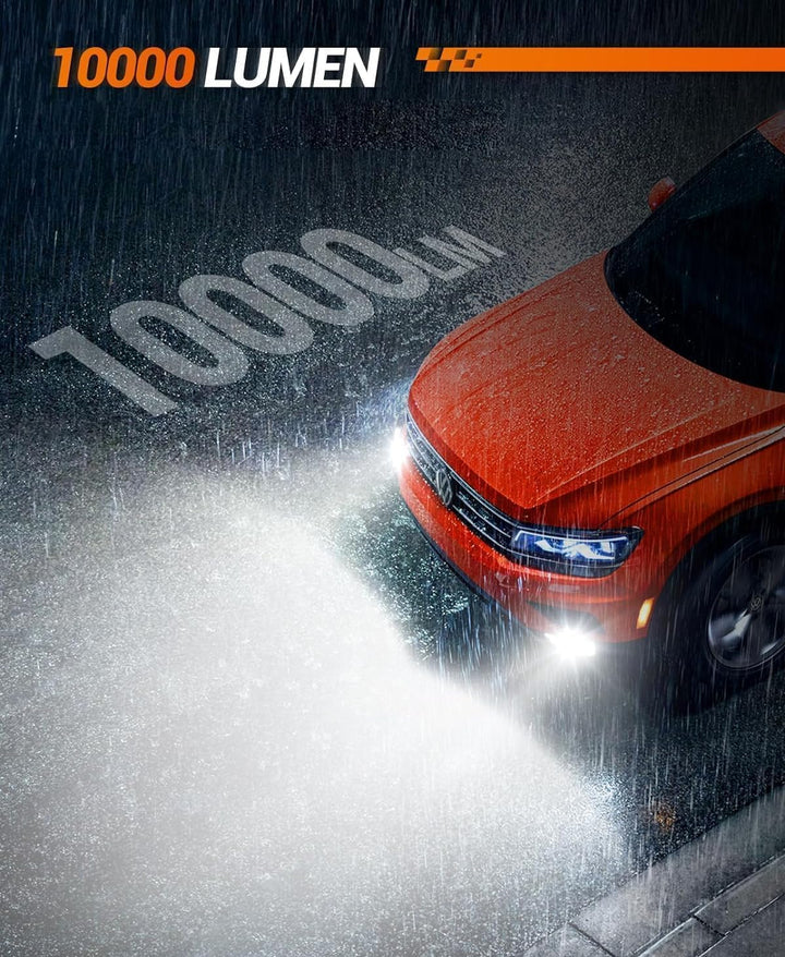 Halogen Auto Lampen H11, 300% Helligkeit als Halogenlampen 6000K Kaltes Weiss,1:1 Mini-Grösse, 2 Stü