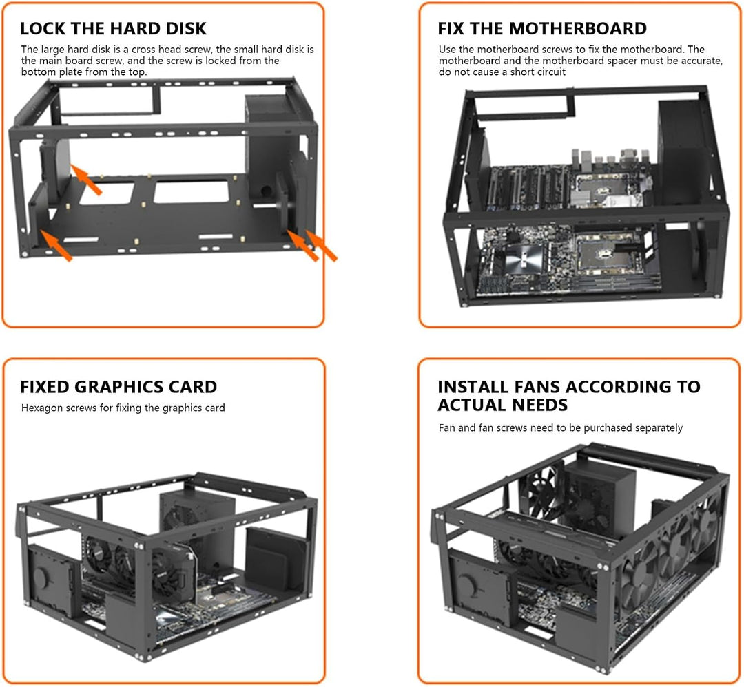 Motherboard-Halterung Mit Offenem Gehäuse – Stapelbare X99-Zweikanal-EATX-Motherboard-Halterung, 305
