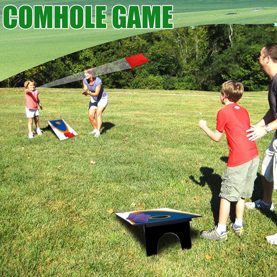 36 Stück Cornhole Säckchen, 6 Farben Wurfsäckchen, 7 x 7cm Nylon Sitzsack Werfen, Cornhole Sitzsack-
