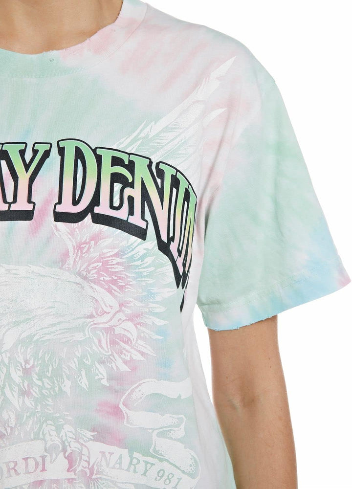 Replay Damen T-Shirt XS 010 Multicolor, XS 010 Multicolor