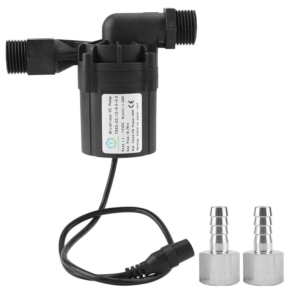 Zerodis Bierpumpe DC 12V 18W Pump Homebrew Pumpenzirkulation Brushless Bierpumpen für das Bierbrauen