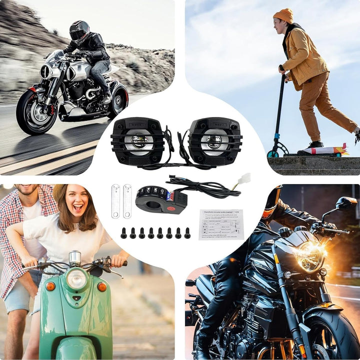 Motorrad-Lautsprecher, Motorrad-Audio-Soundsystem, Radio-Verstärker, Audio-Verstärker-System, HiFi-S