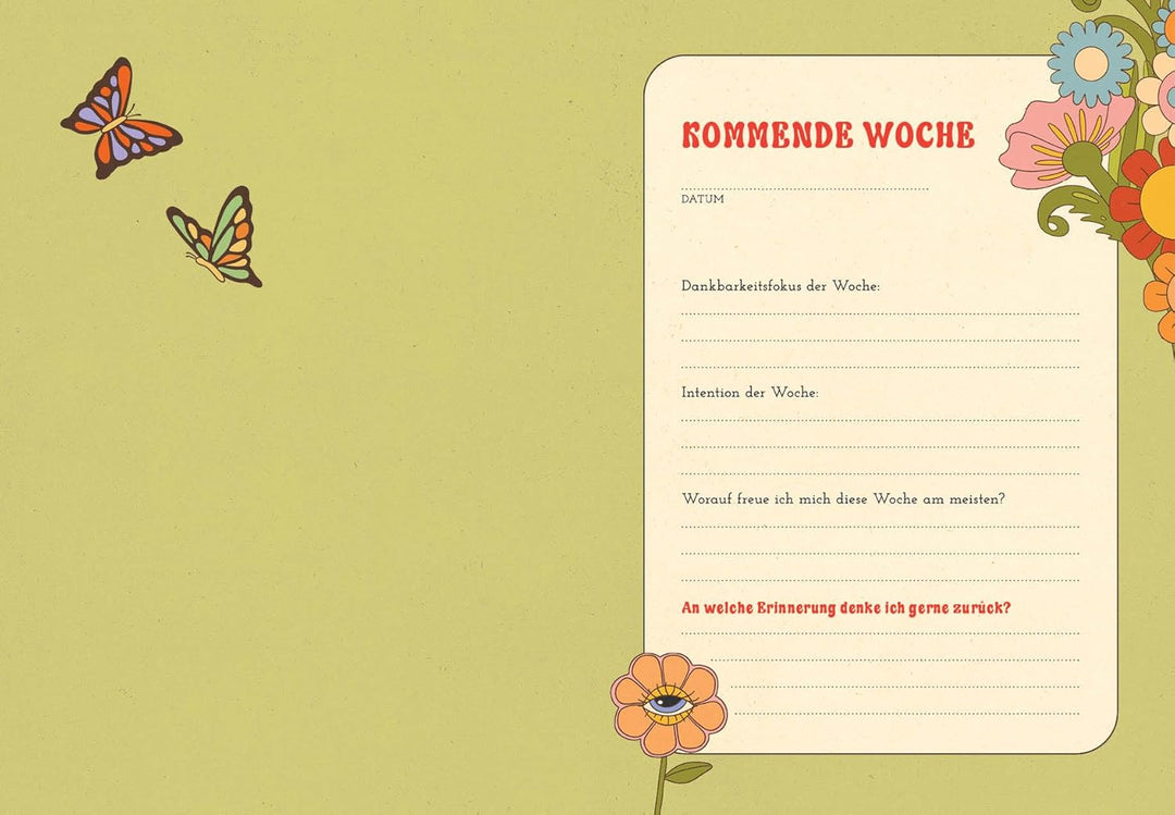 Daily Gratitude Journal – Das farbenfrohe Dankbarkeits-Tagebuch, das einfach glücklich macht: 5 Minu
