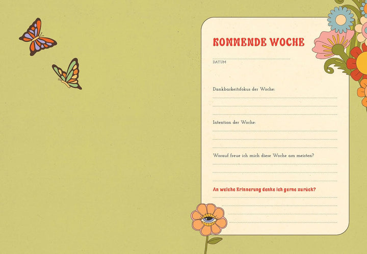 Daily Gratitude Journal – Das farbenfrohe Dankbarkeits-Tagebuch, das einfach glücklich macht: 5 Minu
