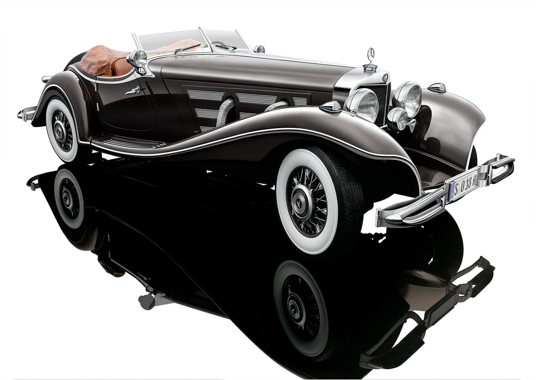 Bauer Exclusive Mercedes-Benz 500 K Spezial Roadster 1934: Originalgetreues, Hochwertiges Modellauto