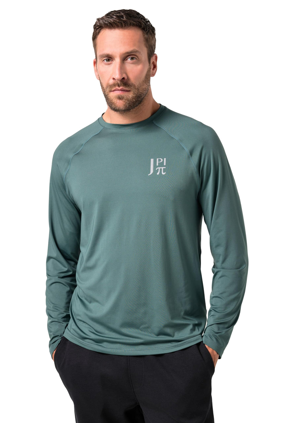FLEXNAMIC Technisches T-Shirt, Langarm, Quickdry, bis 7 XL, 801736 L Wolkengrün, L Wolkengrün