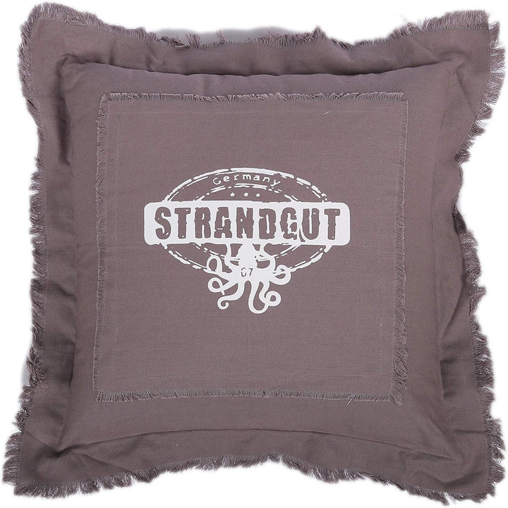 Strandgut07 Kissen mit Reissverschluss, 53 x 53 cm, Beige 53 x 53 cm Beige, 53 x 53 cm Beige