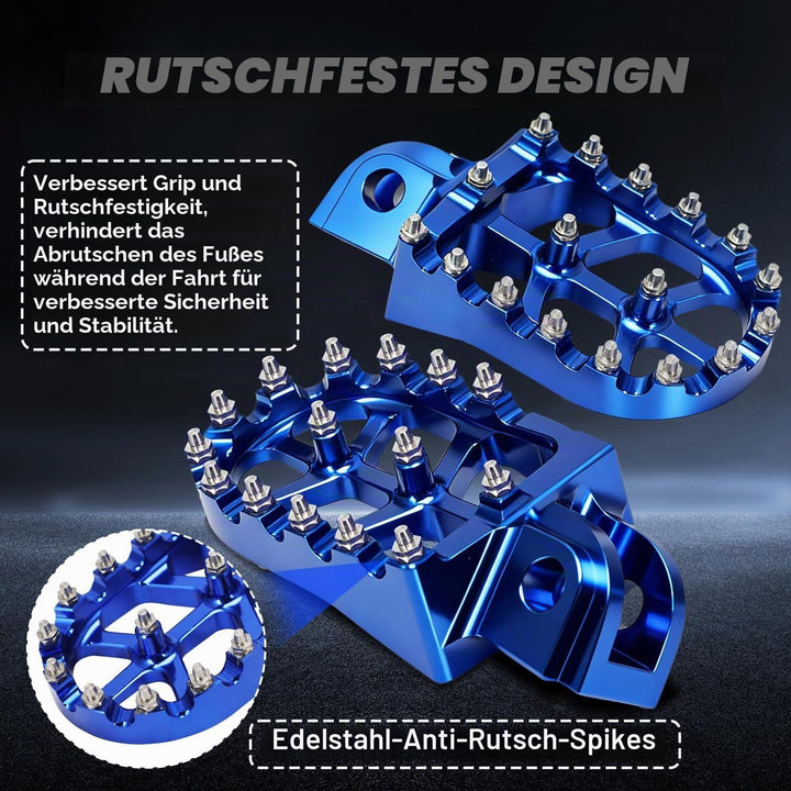JFGRACING Motorrad CNC Fussrasten Fussrasten Ruhepedale Für 65-701 TE TC FE FC Enduro SUPER Moto 14-