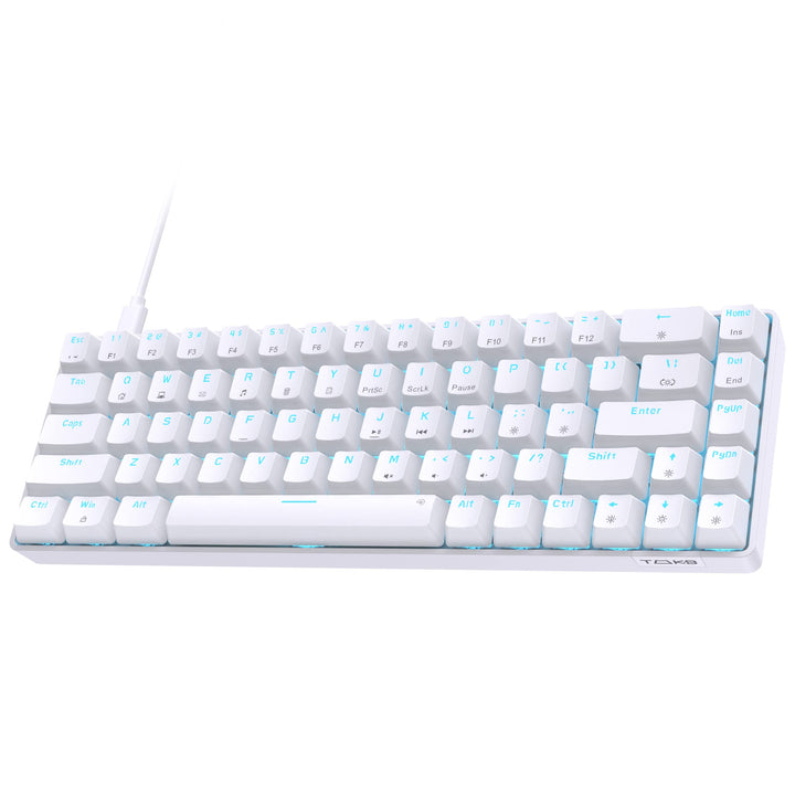 Dierya×TMKB T68se Gaming Mechanische Tastatur,60% Prozent Tastatur mit Brown Tactile Switch,Ultra-Co