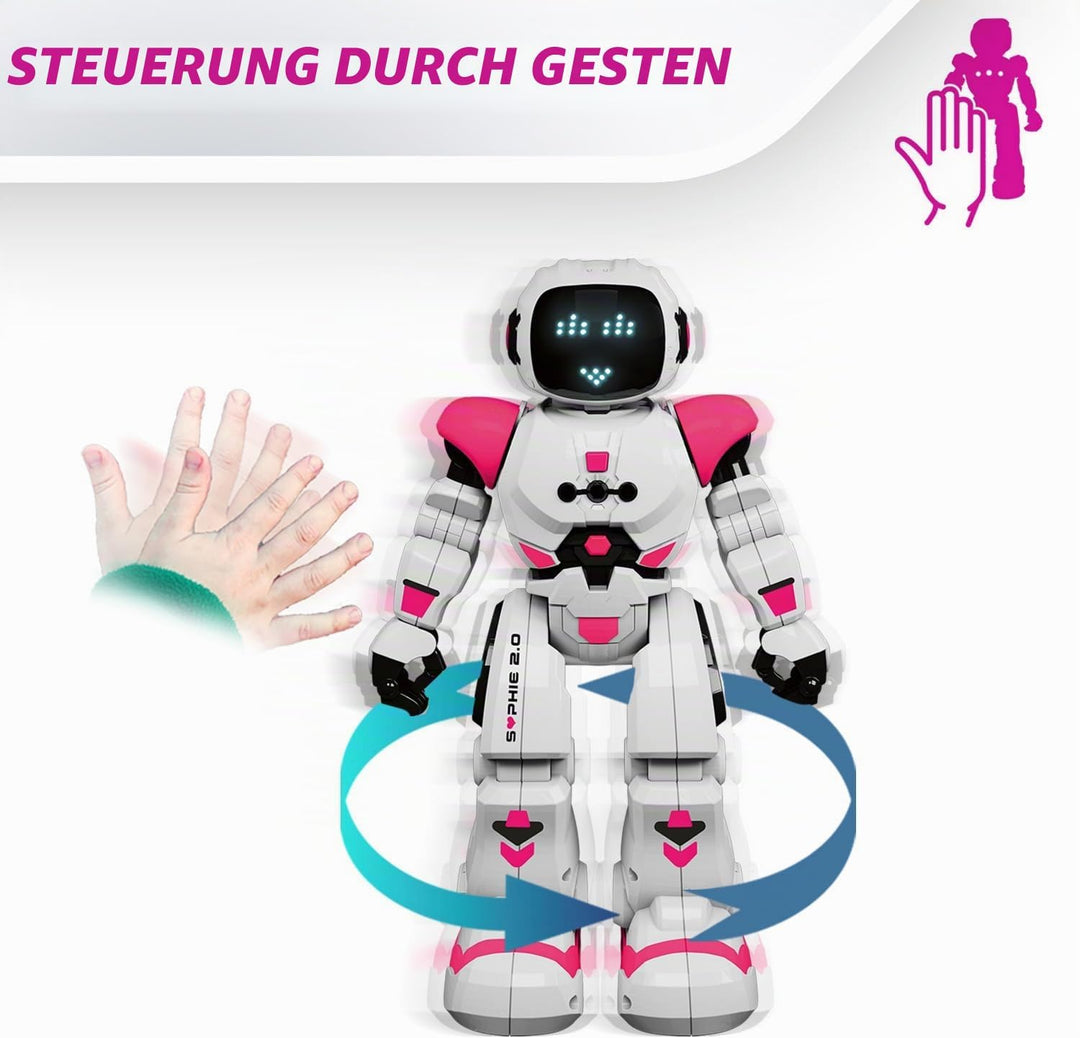 Xtrem Bots - Sophie | Roboter Kinder Ab 6 Jahre | Roboter Spielzeug Rosa | Roboters Programmierbar 5