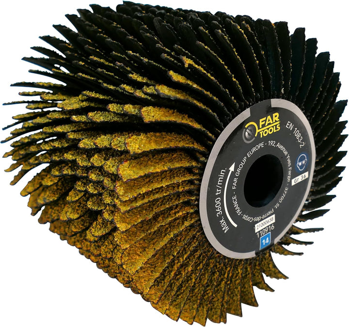 Bürste für Schleifbänder Körnung 36 Ø 120 mm/L 100 mm