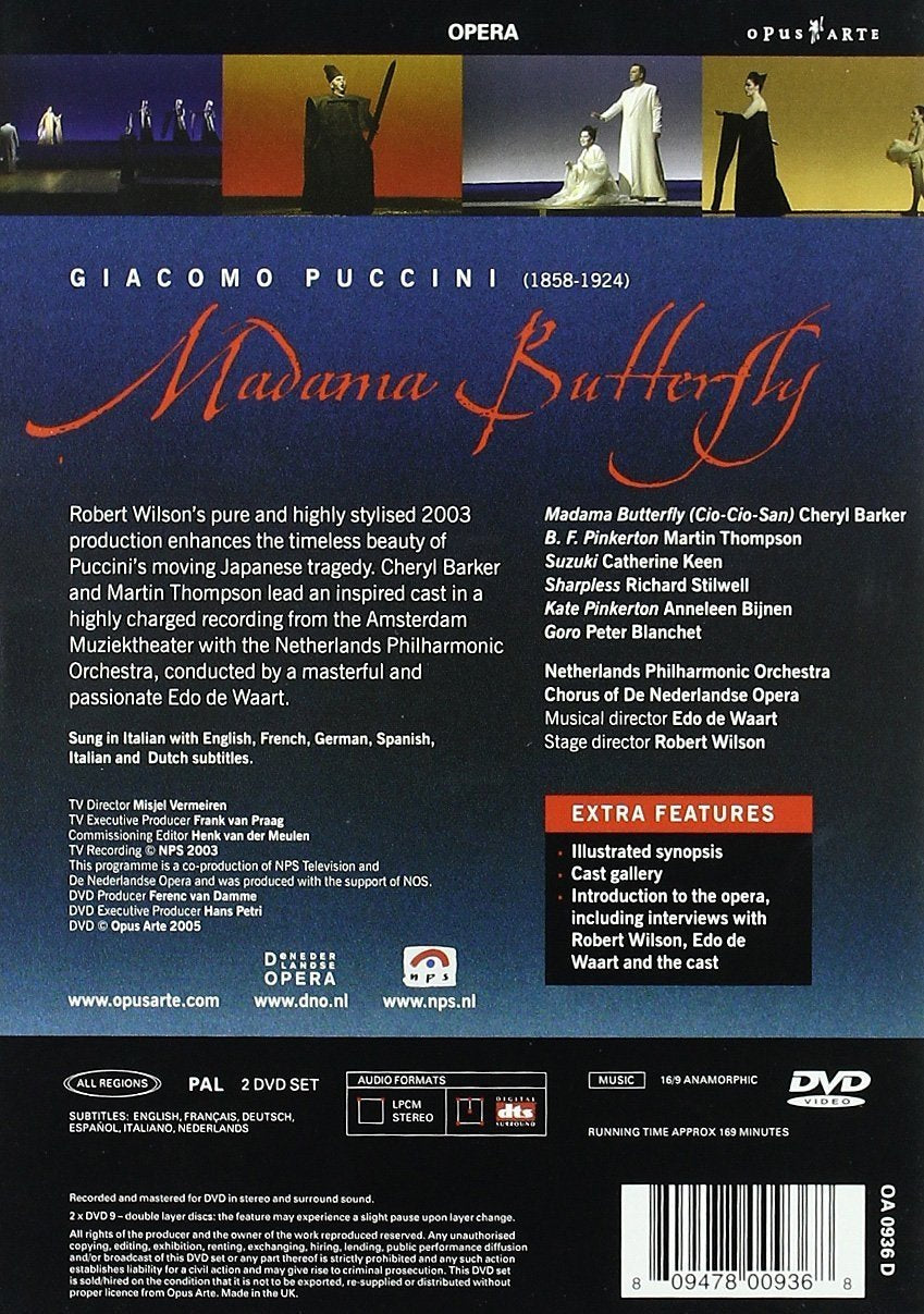 Puccini, Giacomo - Madama Butterfly, DVD