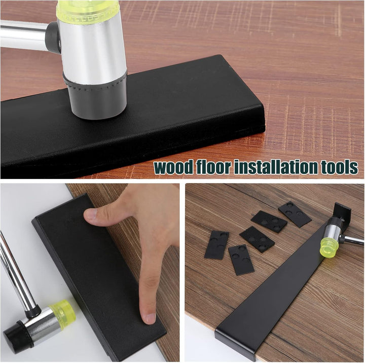 45 Stk Vinyl Verlegeset inkl,Laminat Holzfussboden Installations Set,Holzboden Verlegung Kit mit 40