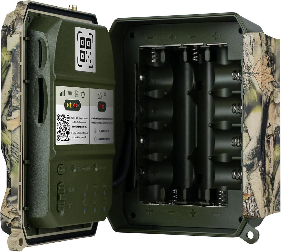 DÖRR Cloud Pro 4G Wildkamera, Überwachungskamera, 60°, Standard AA, iOS &amp; Android &amp; Web App, 4G Bild
