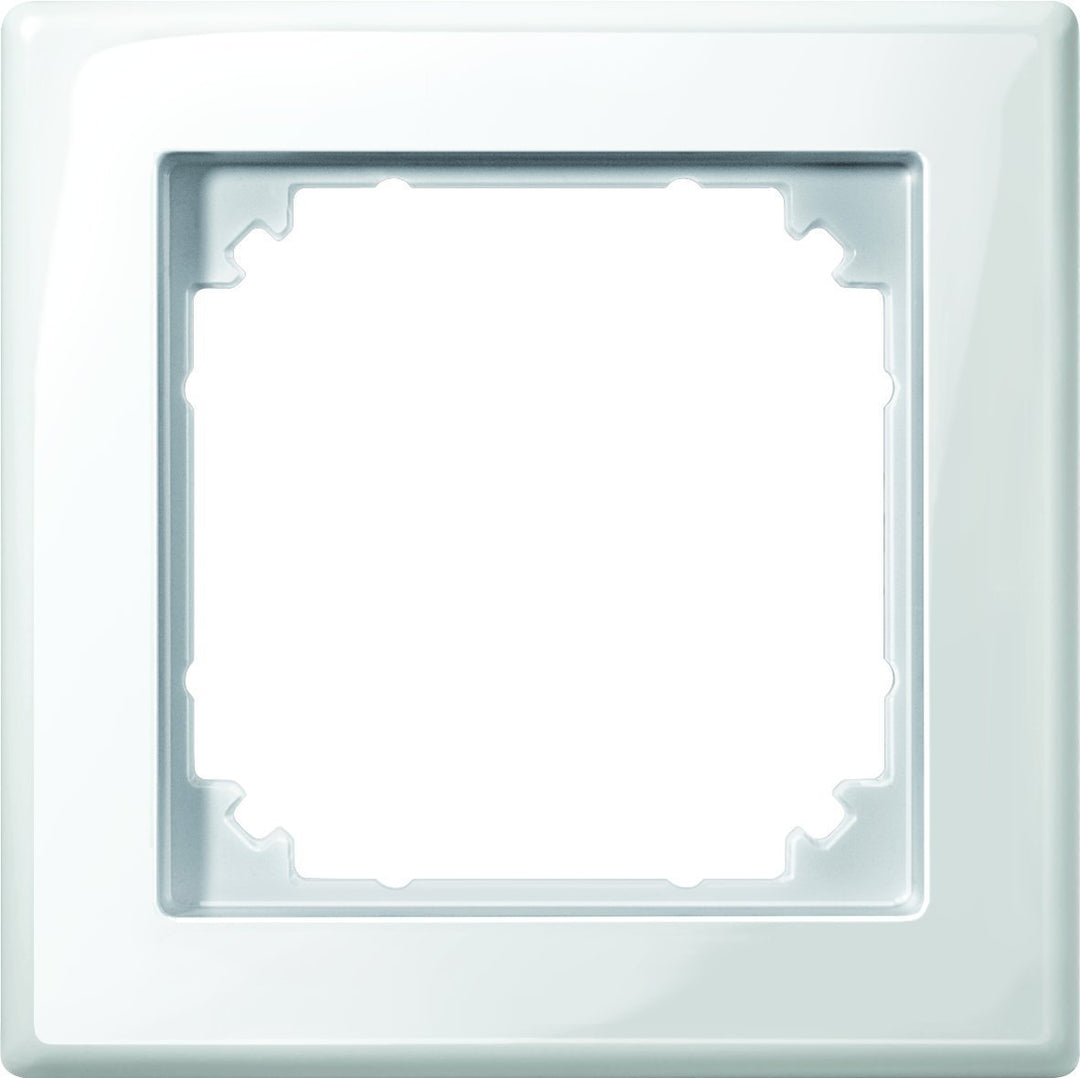 Merten M-SMART-Rahmen, 1 Fach, polarweiss glänzend, 478119 (10x M-SMART-Rahmen, 1 Fach), 10x M-SMART
