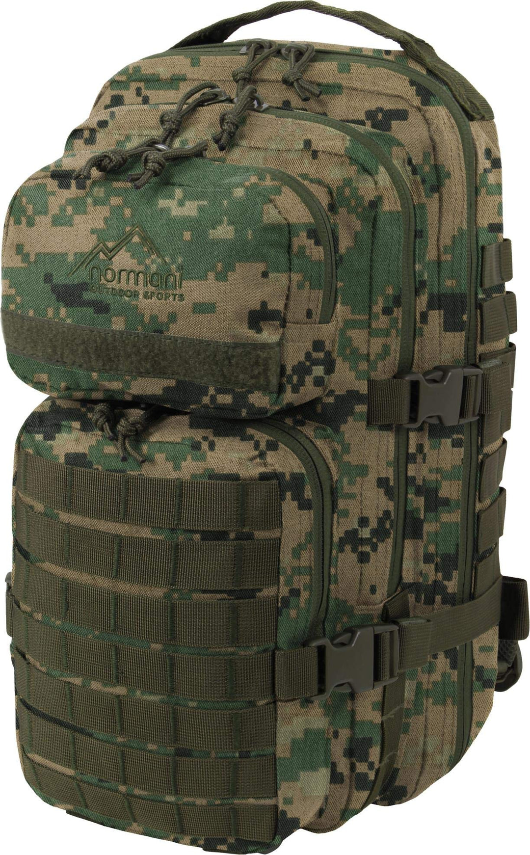 normani US Assault Pack Small, Rucksack, 25 Liter Digital Woodland 25 l, Digital Woodland 25 l