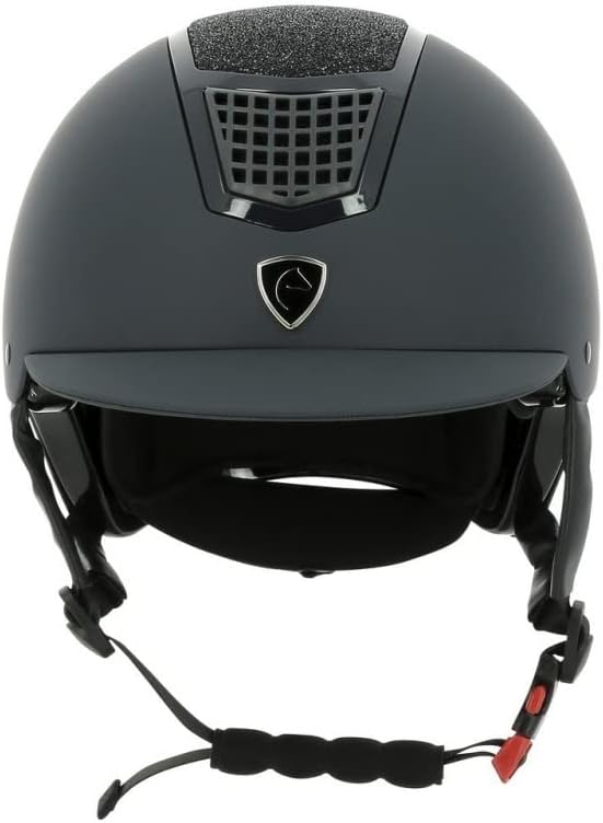 Equi-Theme Reithelm AIRY mit Glitzereinsatz blau/blau blau/blau L (59-61cm), blau/blau L (59-61cm)