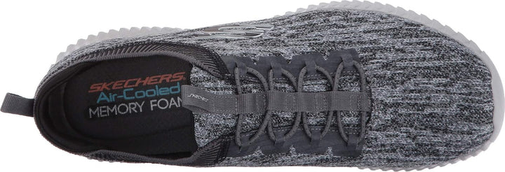 Skechers Herren Elite Flex Hartnell Halbschuhe 39.5 EU Gray Black Mesh Trim, 39.5 EU Gray Black Mesh