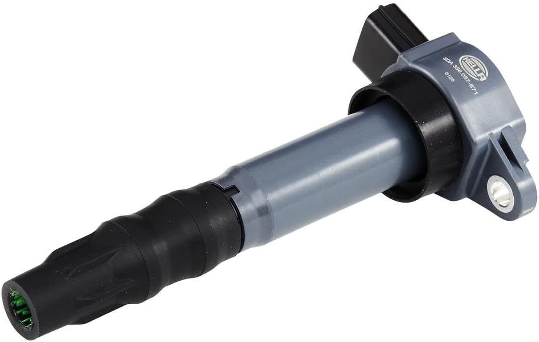 HELLA 5DA 358 057-671 Zündspule - 3-polig - Kerzenschachtzündspule - geschraubt