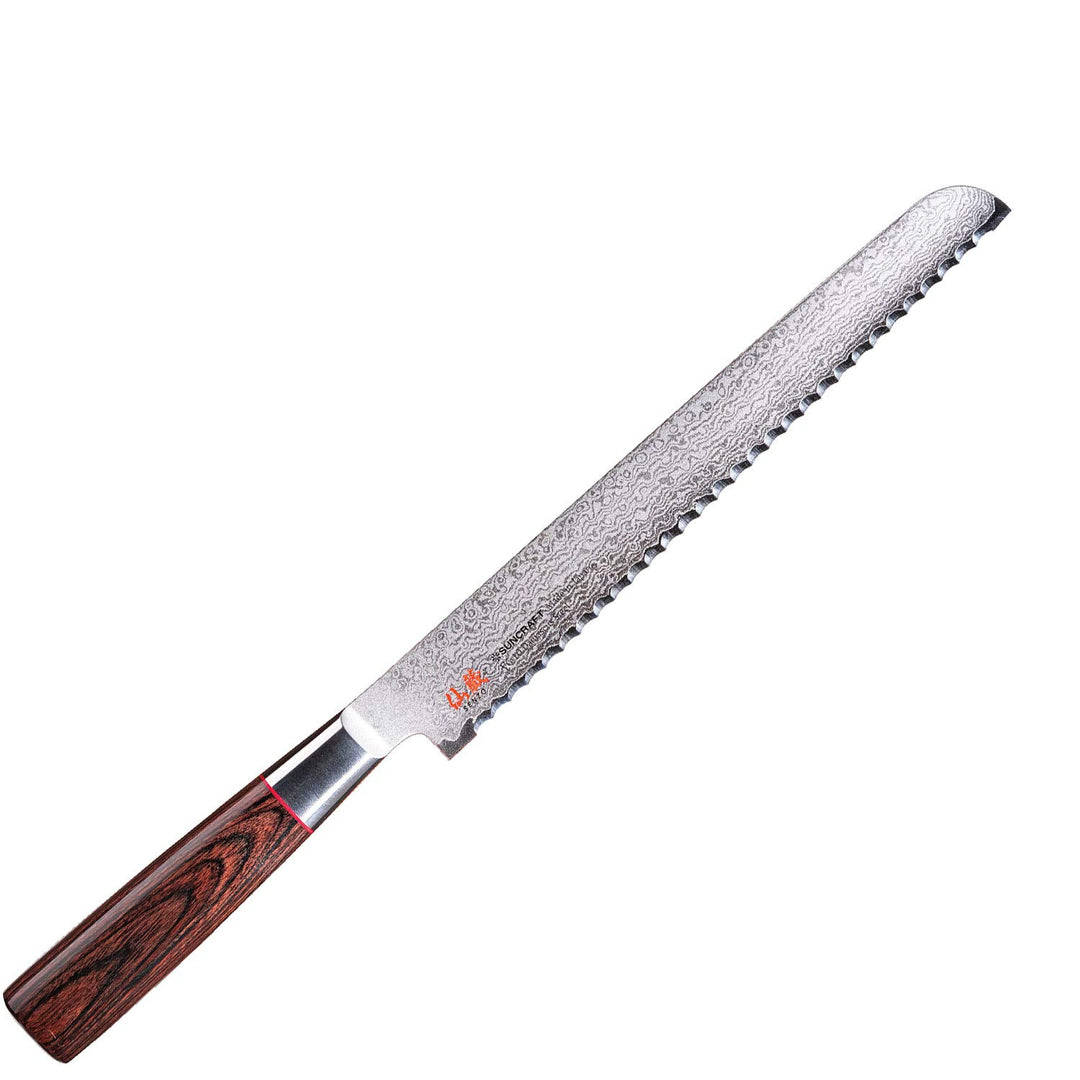 Suncraft Senzo Classic ID-14 Brotmesser 22 cm, VG10 67 Lagen, 61 HRC