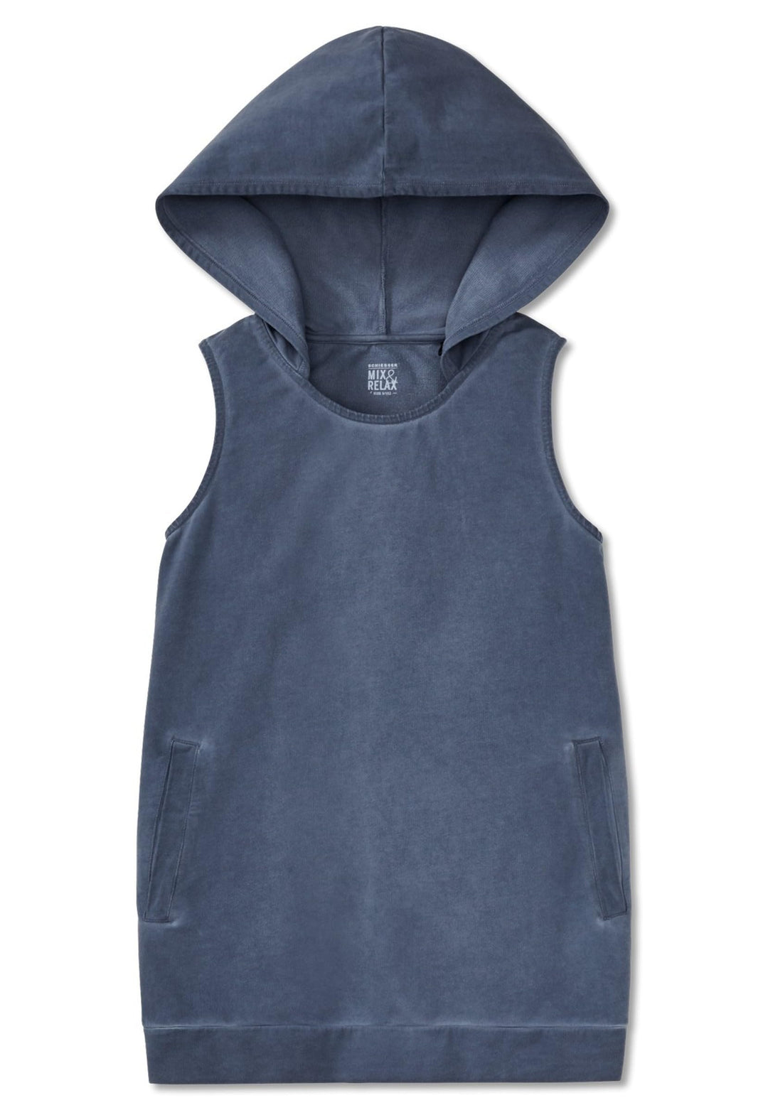 Schiesser Mädchen - Teens Longtop - 160247 152 Jeansblau, 152 Jeansblau