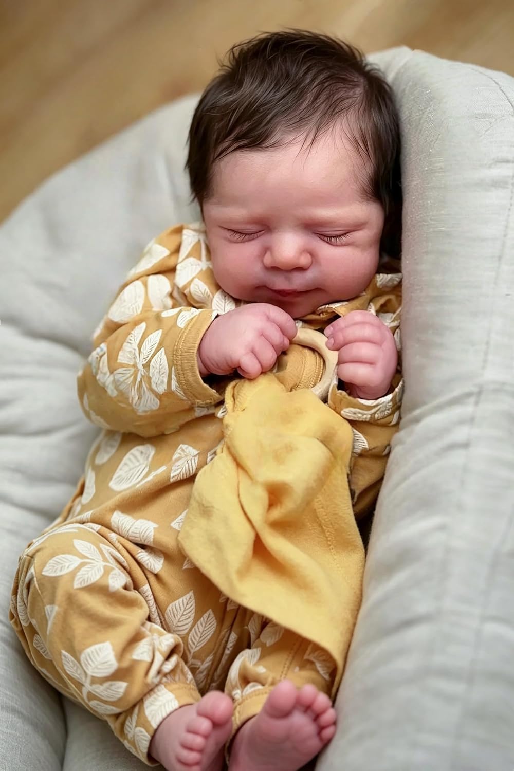 Zero pam Reborn Baby Vollsilikon Lebensecht-48CM Silikon Baby Mädchen, Reborn Puppen Lebensecht, Bab
