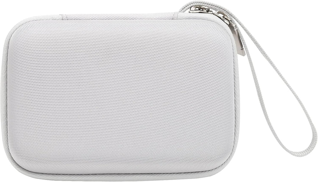 Khanka Hart Tasche Kompatibel mit Liene 2x3 Fotodrucker Smartphone Mini Drucker.(Weiss, nur Tasche)