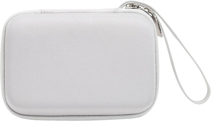 Khanka Hart Tasche Kompatibel mit Liene 2x3 Fotodrucker Smartphone Mini Drucker.(Weiss, nur Tasche)