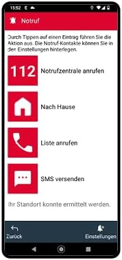 Senior - Smartphone Handy für Senioren – Einfache Bedienung, Grosse Tasten, Notruf, Kamera