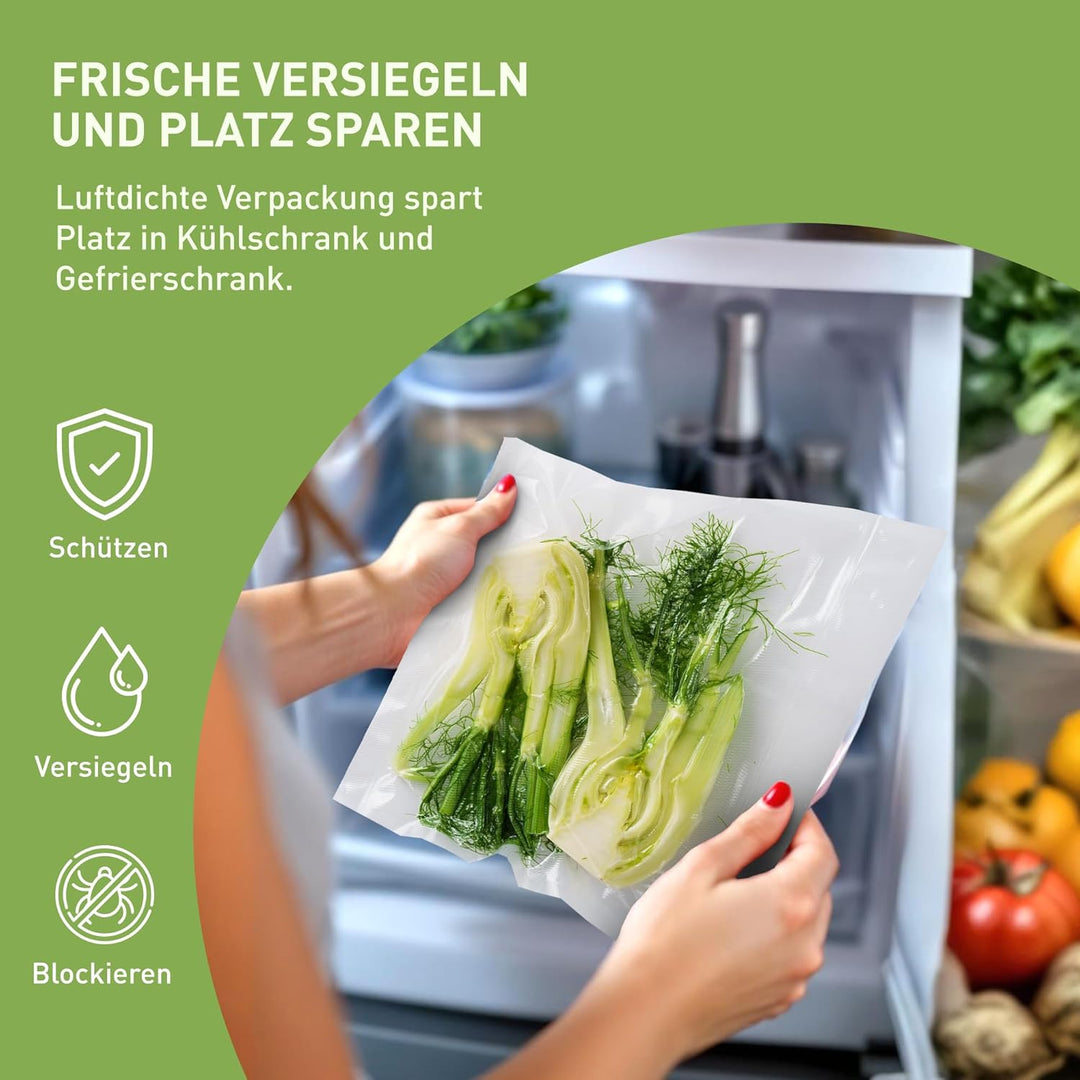 culivac 2 Folienrollen 28x600cm Vakuumrollen Original für Vakuumierer Vakuumiergerät Folienschweissg