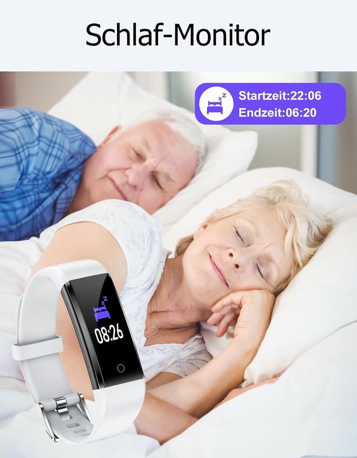 GRV Schrittzähler Uhr Ohne Bluetooth/App/Handy für Damen und Heren,Kinder Fitness Tracker Fitnessuhr